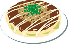 お好み焼きイラスト