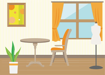部屋イラスト