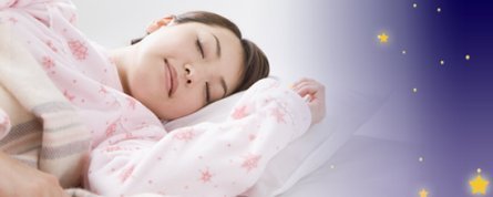 女性睡眠と夜