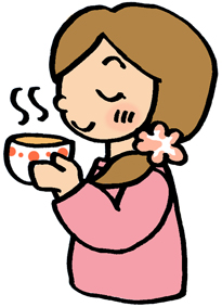 ココア飲む