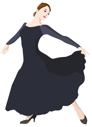 ダンス女性