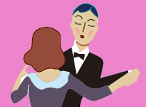 社交ダンスのパーティー？