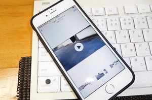 iPhone,と動画メイン