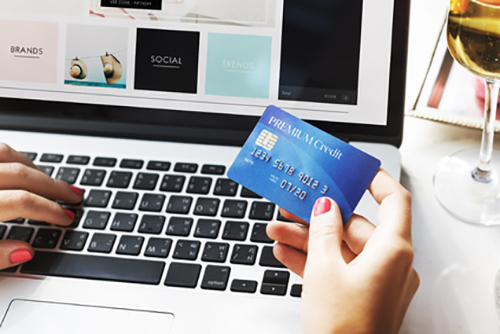 Shopping Online Payment Shop Credit Card Concept