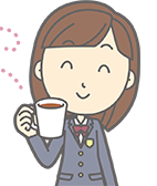 温かい飲み物イラスト