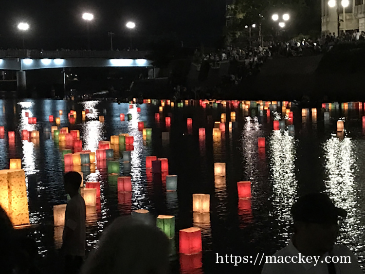 広島 平和公園の灯篭流しの時間や場所は 19年8月6日行ってきた 知って得する お役立ちclip