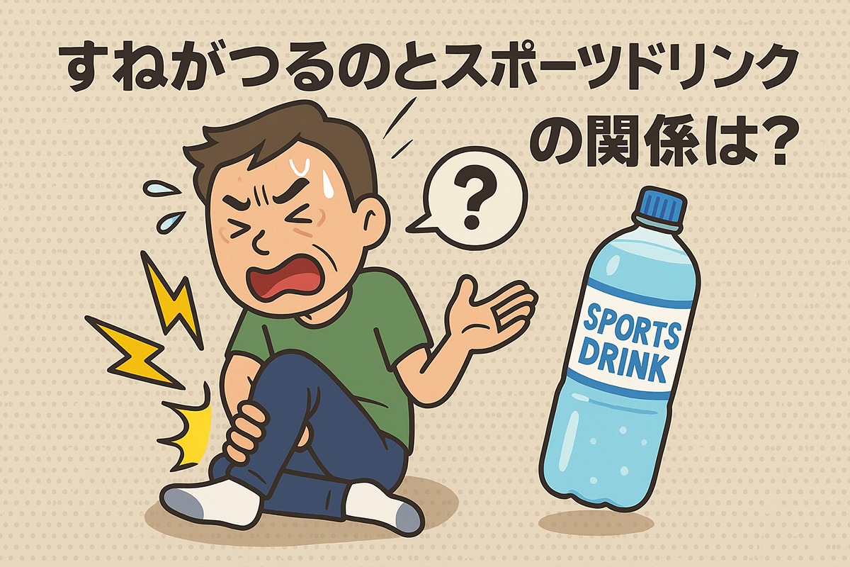 すねのこむら返りとスポーツドリンク